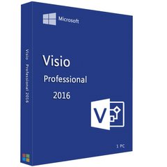 Програмне забезпечення Microsoft Visio Professional 2016 Повна версія/1ПК